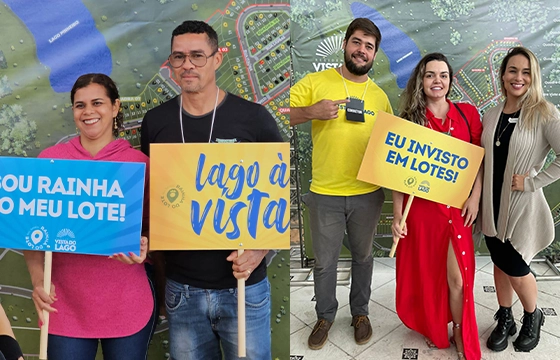 Lançamento do Residencial Vista do Lago foi um grande sucesso.